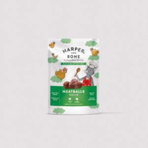 Bolsa de albóndigas Harper and Bone Flavours of the Farm para gato, 85 gramos