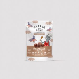 Bolsa de albóndigas Harper and Bone Wild Mountain para gato, 85 gramos
