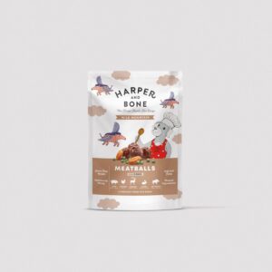 Bolsa de albóndigas Harper and Bone Wild Mountain para perro, 300 gramos