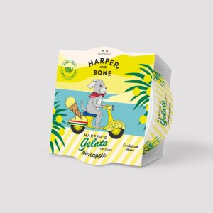 Caja de helados Harper and Bone sabor pina para perros y gatos