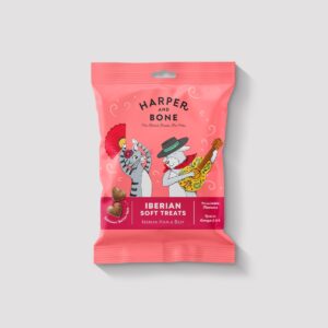 Bolsa de snacks Harper and Bone Iberian Soft Treats de jamon iberico y ternera