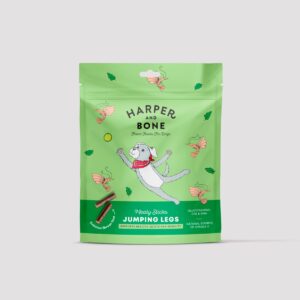 Bolsa de snacks Harper and Bone Jumping Legs para perros