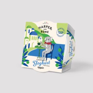 Caja de yogures Harper and Bone sabor manzana para perros y gatos