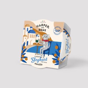 Caja de yogures Harper and Bone sabor vainilla para perros y gatos